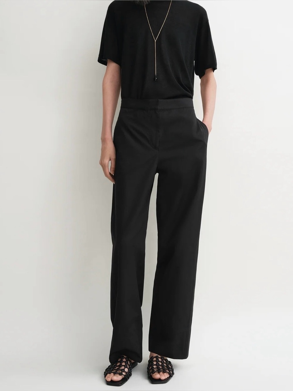 Totême Twisted Seam Cotton Trouser NWT